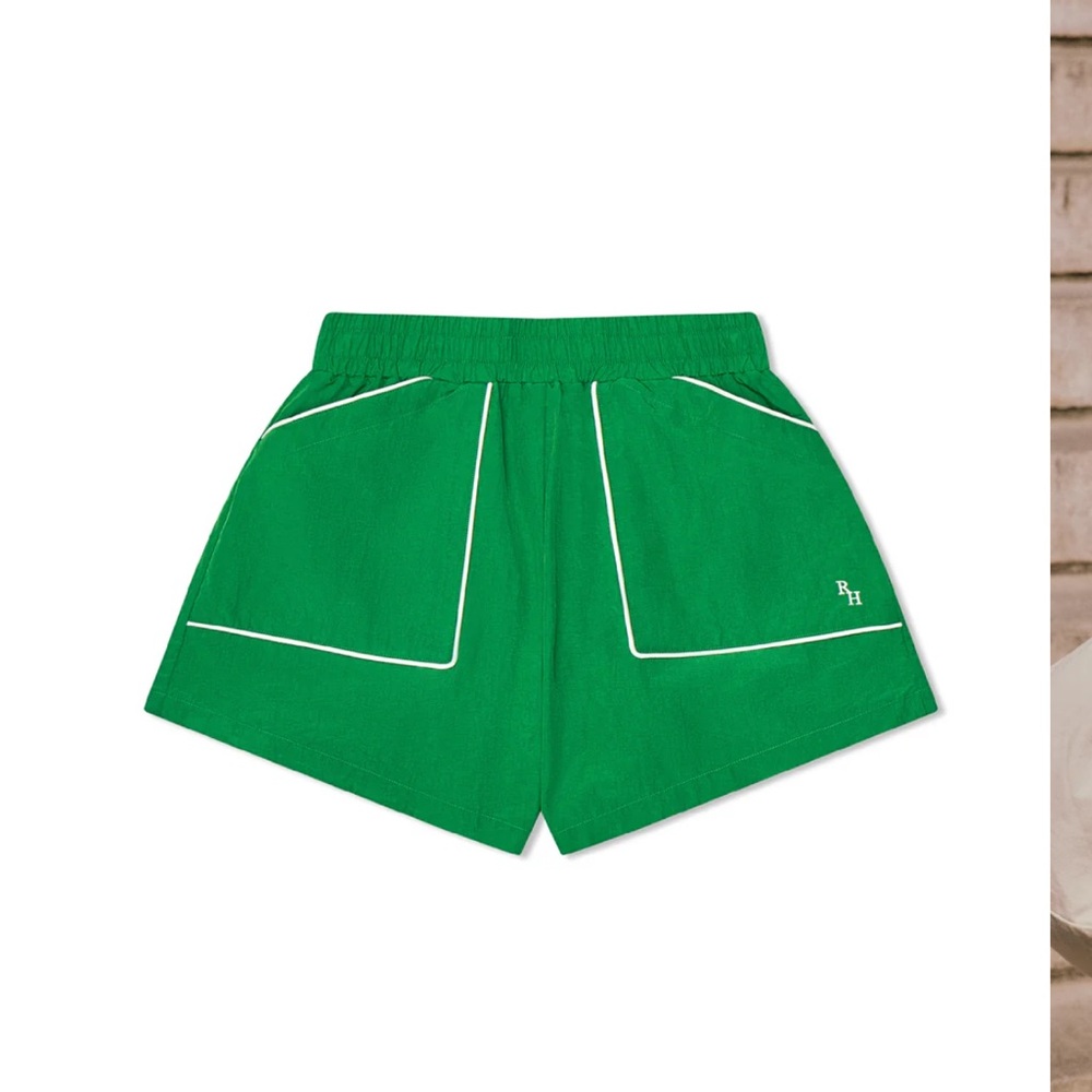 Recreational Habits- Princeton Nylon Patch Pocket Short in Green